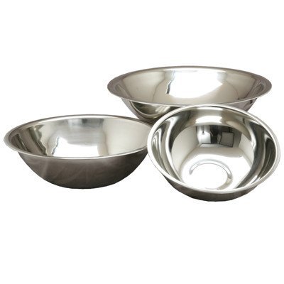 YBM Home 1174-75-76set Deep Heavy Duty Quality Stainless Steel Mixing Bowls, Set Of 3