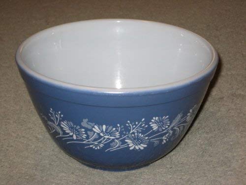 Vintage Pyrex Blue & White 