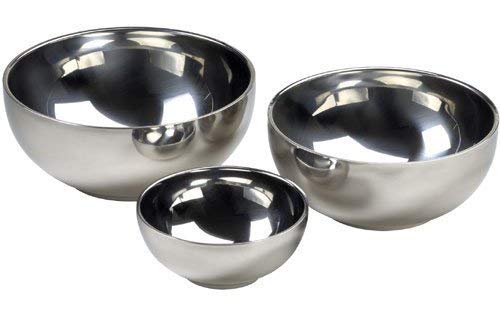 Stainless Steel Bowls / Small Manicure Bowls (Set of 3 Nested Bowls)