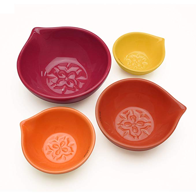 Chantal 95-MSC-4 MT Graduated Bowl Set, Multi-Terracotta