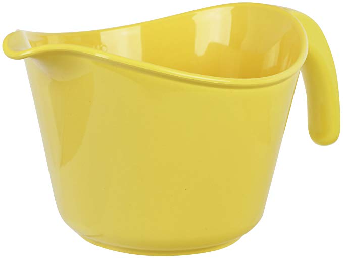 Calypso Basics by Reston Lloyd 2-Quart Microwave Safe Batter Bowl, Lemon