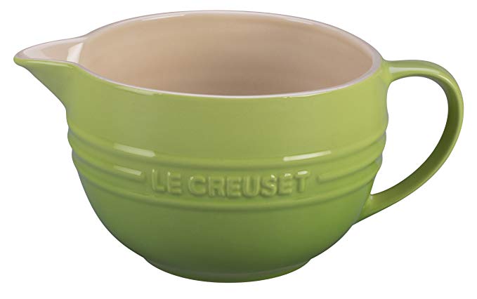 Le Creuset Stoneware 2-Quart Batter Bowl, Palm