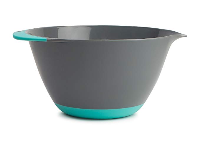 Kukpo Easy Grip Mixing Bowl - X-LARGE 6.5 QT Easy Grip Handle- And Non Skid Bottom