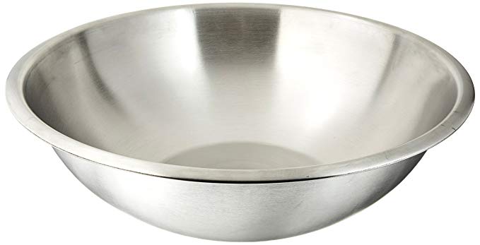 Crestware 13-Quart Stainless Steel Professional Mixing Bowl, 1mm Thick