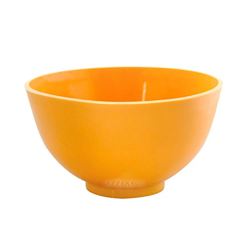 Appearus Flexible Rubber Mixing Bowl, Medium, Orange