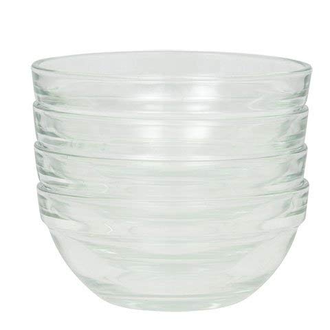 TFD Prep Bowl Ingredient Dishes. Includes set of (4) 3.5 inch glass Ingredient bowls.