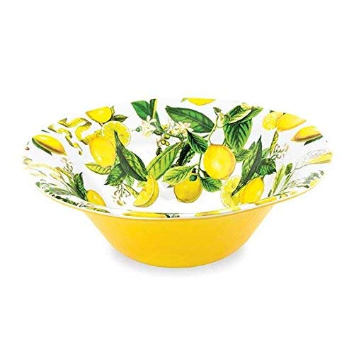 Lemon Basil Large Serving Bowl