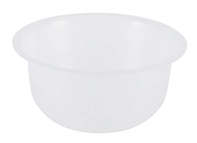 Paderno World Cuisine Polypropylene Mixing Bowl, 4-3/4-Quart, White