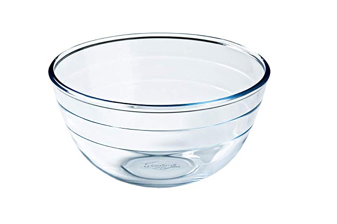 Ôcuisine Borosilicate Glass Mixing Bowl (3L), 9.5-Inch 101 oz