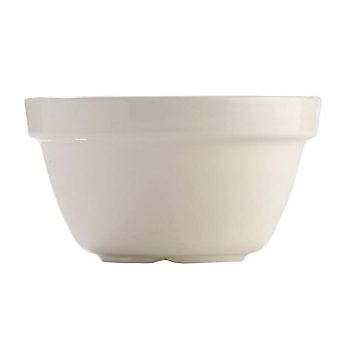 Mason Cash Steam Bowl (British Term - Pudding Basin), Cream, 0.4-Quart