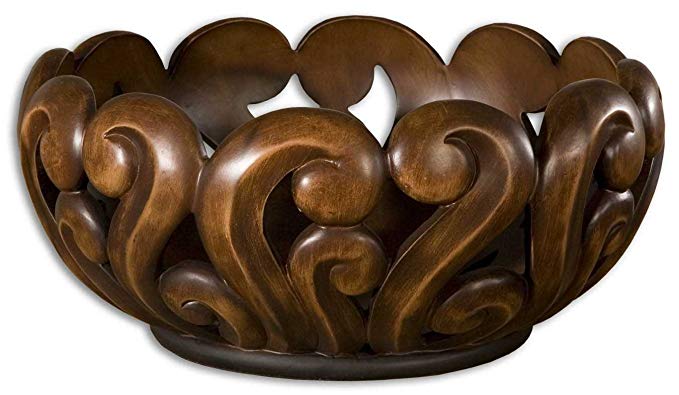 Uttermost Merida Wood Tone Decorative Bowl