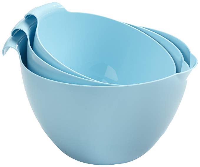 Linden Sweden 3-Piece Mixing Bowl Set, Light Blue