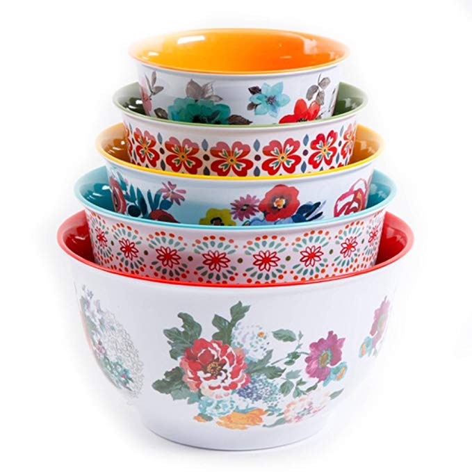 The Pioneer Woman Country Garden Nesting Mixing Bowl Set 10-Piece